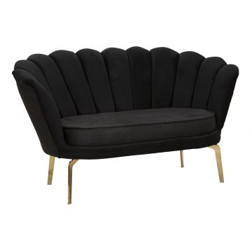 Mauro Ferretti CANAPEA VIENNA PLUS NEGRA CM 136X76X78