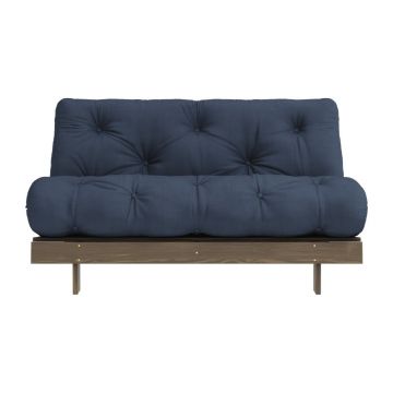 Canapea albastru-închis extensibilă 140 cm Roots – Karup Design