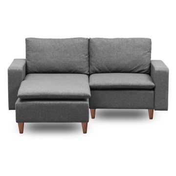 Colțar gri (cu colț pe partea stângă ) Lungo – Balcab Home