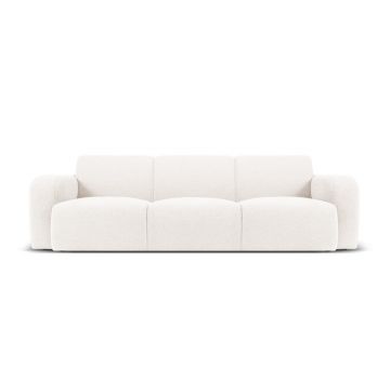 Canapea albă cu tapițerie din stofă bouclé 235 cm Molino – Micadoni Home