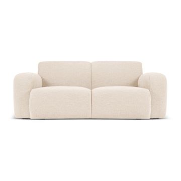 Canapea bej cu tapițerie din stofă bouclé 170 cm Molino – Micadoni Home