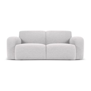 Canapea gri deschis cu tapițerie din stofă bouclé 170 cm Molino – Micadoni Home