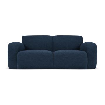Canapea albastru-închis cu tapițerie din stofă bouclé 170 cm Molino – Micadoni Home