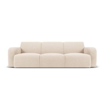 Canapea bej cu tapițerie din stofă bouclé 235 cm Molino – Micadoni Home