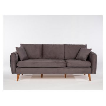 Canapea gri închis 215 cm Sofia – Balcab Home
