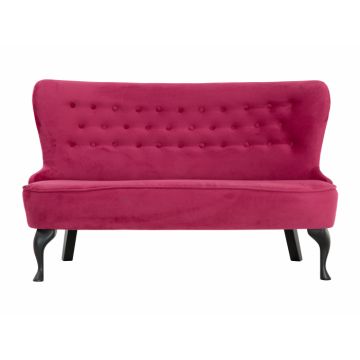 Canapea Diana 3L, Fuchsia, 140xx86x67 cm