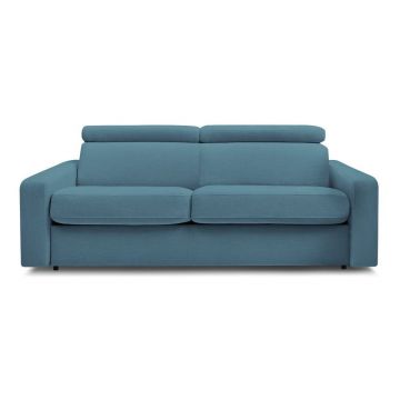 Canapea albastră extensibilă 215 cm Monaco – Bobochic Paris