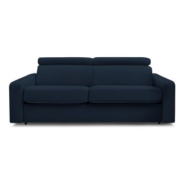Canapea albastru-închis extensibilă 215 cm Monaco – Bobochic Paris