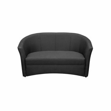 Canapea CAFENEA fixa, 2 locuri, gri antracit, 145x60x80 cm