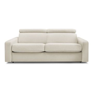 Canapea crem extensibilă 215 cm Monaco – Bobochic Paris