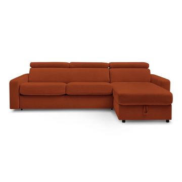 Colțar cărămiziu extensibil (cu colț variabil) Monaco – Bobochic Paris