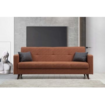 Canapea extensibila cu 3 locuri Polya cu Lada de Depozitare, 205 x 86 x 75 cm