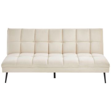 Canapea Extensibilă, textil, bej