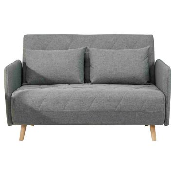 CANAPEA EXTENSIBILĂ textil gri