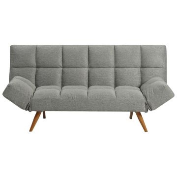 CANAPEA EXTENSIBILĂ textil gri deschis