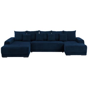 CANAPEA MODULARĂ textil albastru