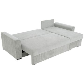 COLȚAR EXTENSIBIL textil gri deschis