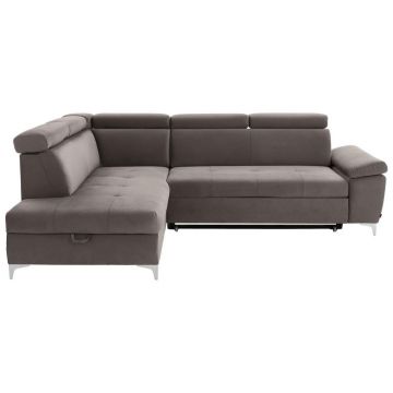 COLȚAR EXTENSIBIL textil taupe