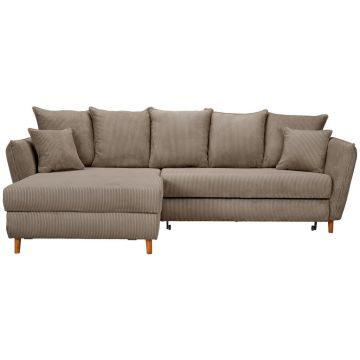 COLȚAR EXTENSIBIL textil taupe