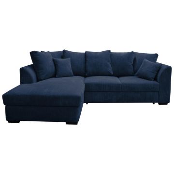 COLȚAR textil albastru închis