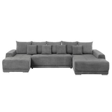 CANAPEA MODULARĂ textil gri