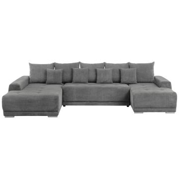 CANAPEA MODULARĂ textil gri