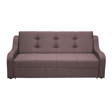 Canapea VALY II extensibila, 3 locuri, cu lada depozitare, mov, 215x90x95 cm
