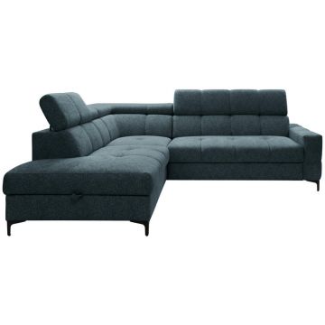 COLȚAR EXTENSIBIL textil albastru