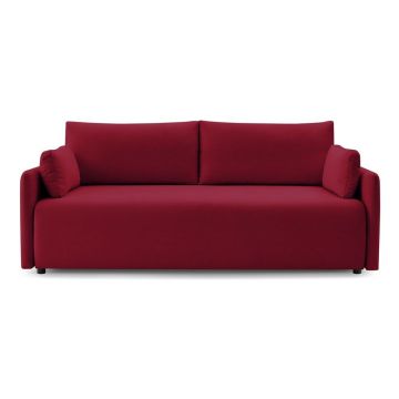 Canapea burgundy extensibilă 211 cm Marcel – Bobochic Paris