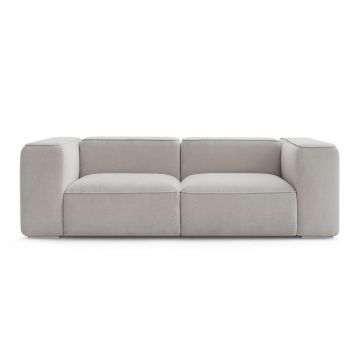 Canapea gri deschis 255 cm Zephyr – Bobochic Paris