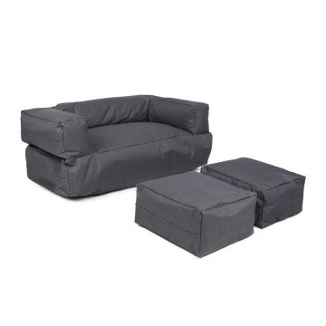 Canapea pentru copii gri 100 cm Nier – Floriane Garden Canapea pentru copii gri 100 cm Nier – Floriane Garden