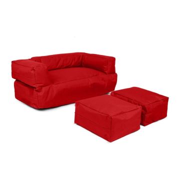 Canapea pentru copii roșie 100 cm Nier – Floriane Garden Canapea pentru copii roșie 100 cm Nier – Floriane Garden