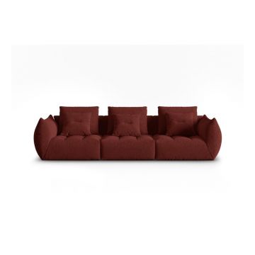 Canapea roșie 332 cm Bloom – Micadoni Home