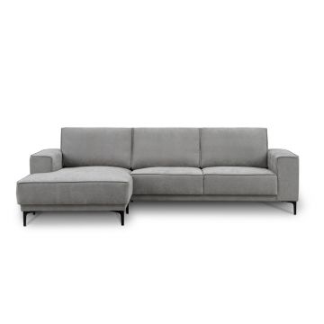 Colțar gri (cu colț pe partea stângă/cu șezlong) Copenhagen – Scandic