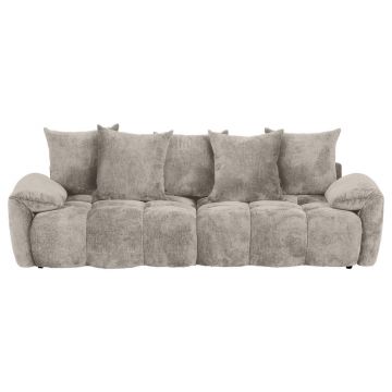 CANAPEA BIGSOFA textil gri deschis