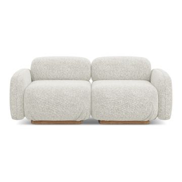 Canapea modulară crem 190 cm Ailani – Makamii