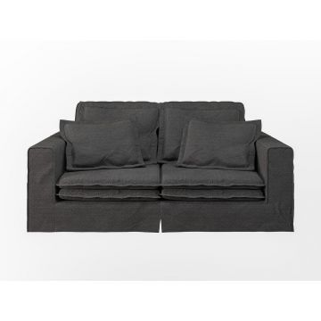 Canapea neagră 196 cm Nora – Ropez