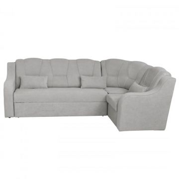 Coltar C3M extensibil, cu lada depozitare, colt interschimbabil, gri deschis, 270x165x100 cm