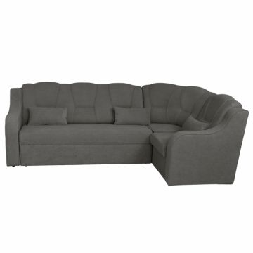 Coltar C3M extensibil, cu lada depozitare, colt interschimbabil, gri inchis, 270x165x100 cm