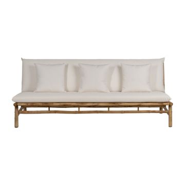 Canapea albă 200 cm Bamboo – Ixia