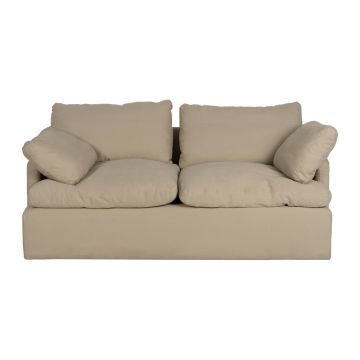 Canapea bej cu tapițerie din in 180 cm – Ixia