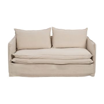 Canapea crem cu tapițerie din in 180 cm – Ixia