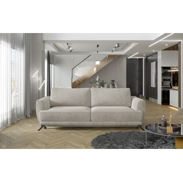 Canapea extensibila 3 locuri ELTAP, Meg18, Megis, 242x95x90 cm, lemn/poliester, bej