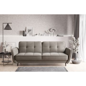 Canapea extensibila 3 locuri ELTAP, SO-BEL-18SO, Bellis, 220x90x83 cm, lemn/poliester, bej