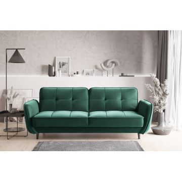 Canapea extensibila 3 locuri ELTAP, SO-BEL-35NU, Bellis, 220x90x83 cm, lemn/poliester, verde