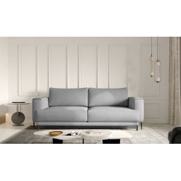 Canapea extensibila 4 locuri ELTAP, SO-DAL-03NU, Dalia, 248x84x95 cm, lemn/poliester, gri deschis
