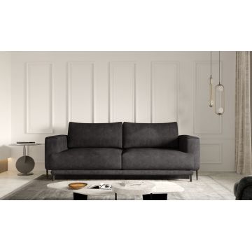 Canapea extensibila 4 locuri ELTAP, SO-DAL-06LE, Dalia, 248x84x95 cm, lemn/poliester, gri inchis