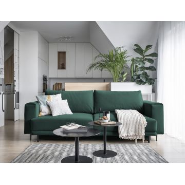Canapea extensibila 4 locuri ELTAP, SO-DAL-38VE, Dalia, 248x84x95 cm, lemn/poliester, verde