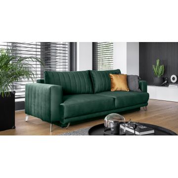 Canapea extensibila 4 locuri ELTAP, SO-ELI-35LO, Elise, 250x95x90 cm, lemn/poliester, verde