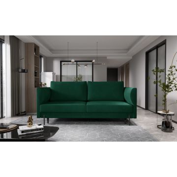 Canapea extensibila 4 locuri ELTAP, SO-REV-35NU, Revi, 215x98x92 cm, lemn/poliester, verde inchis